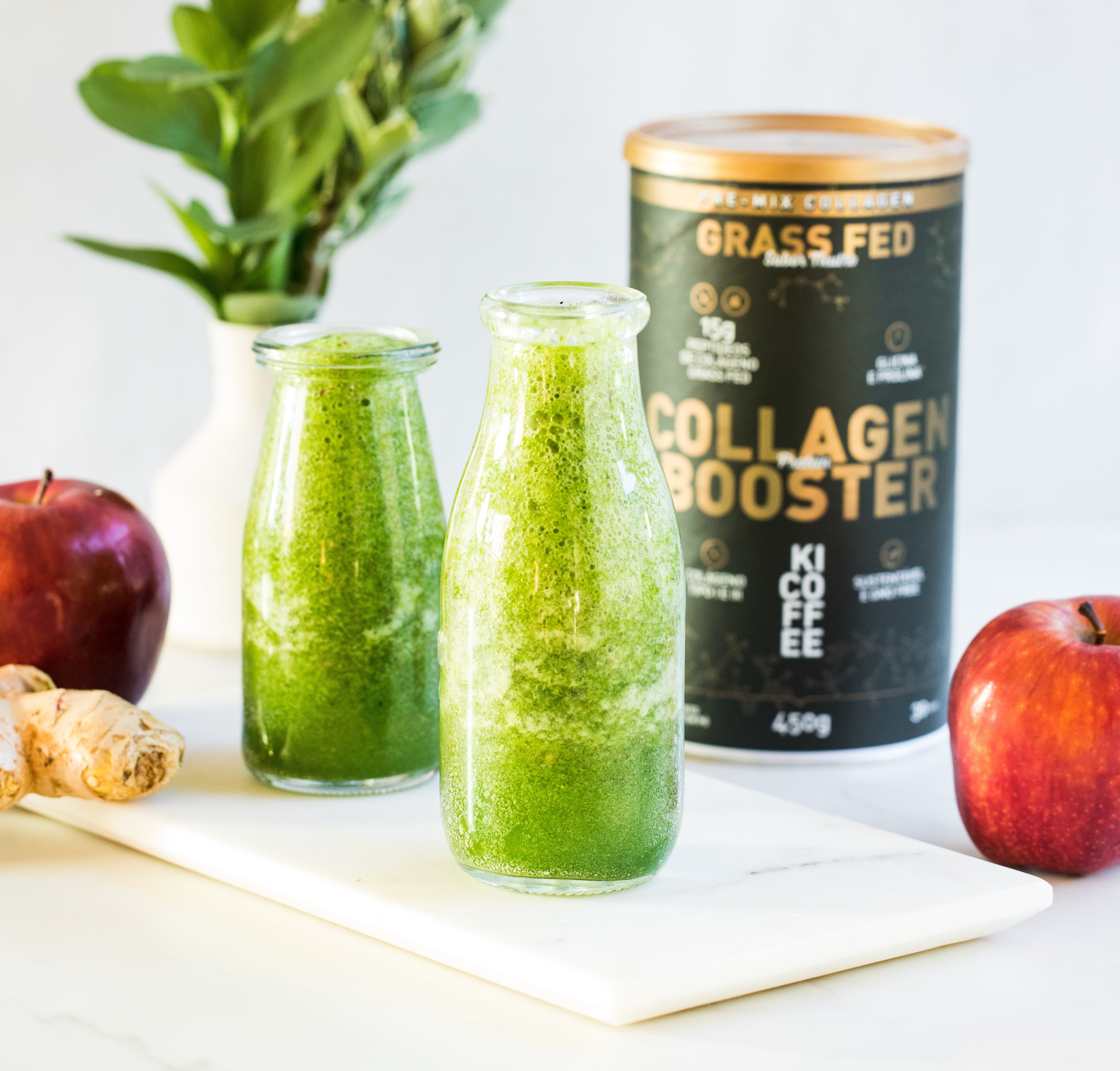 Suco verde proteico