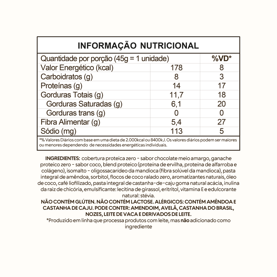 Tabela Nutricional