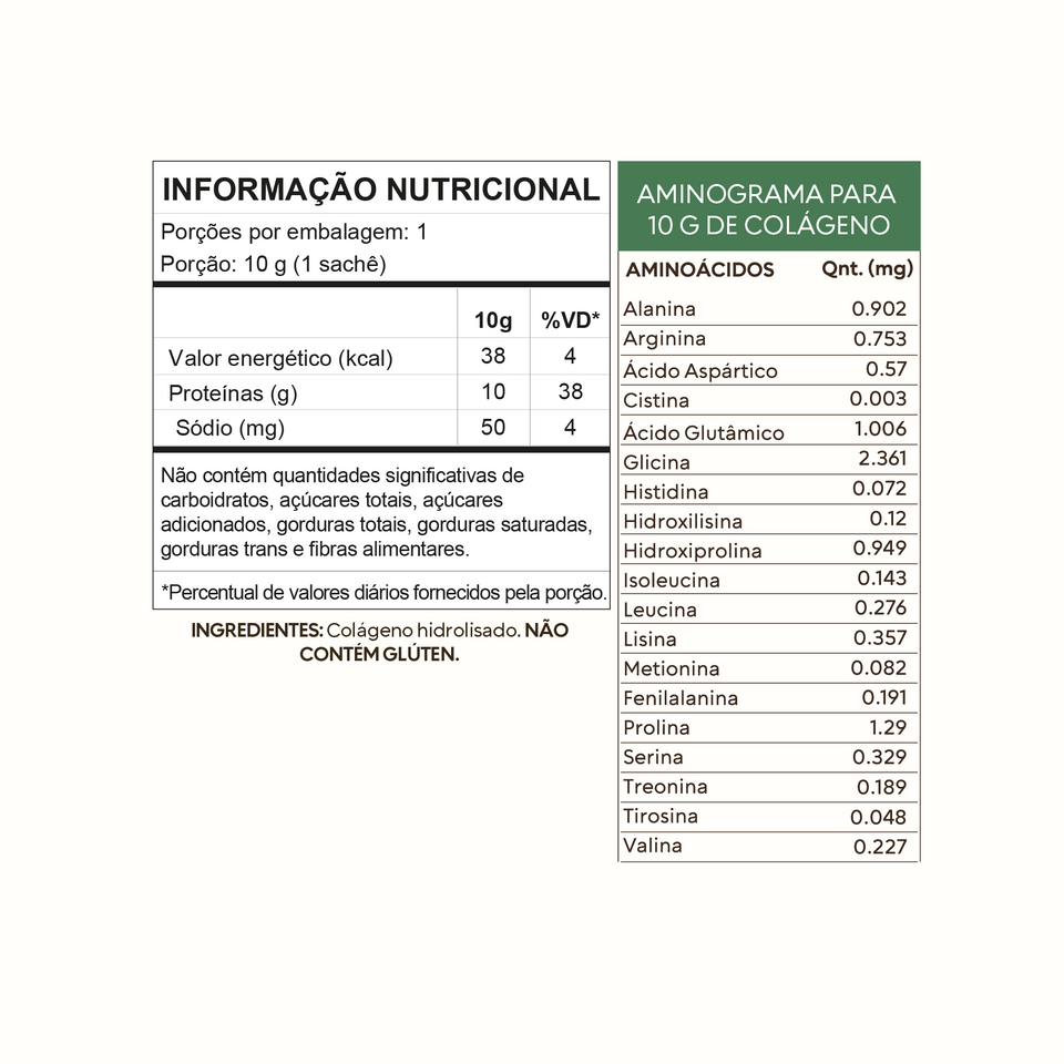 Tabela Nutricional