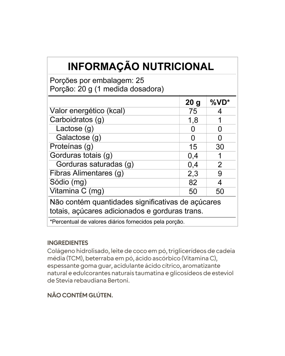 Assinatura Collagen Protein Morango2