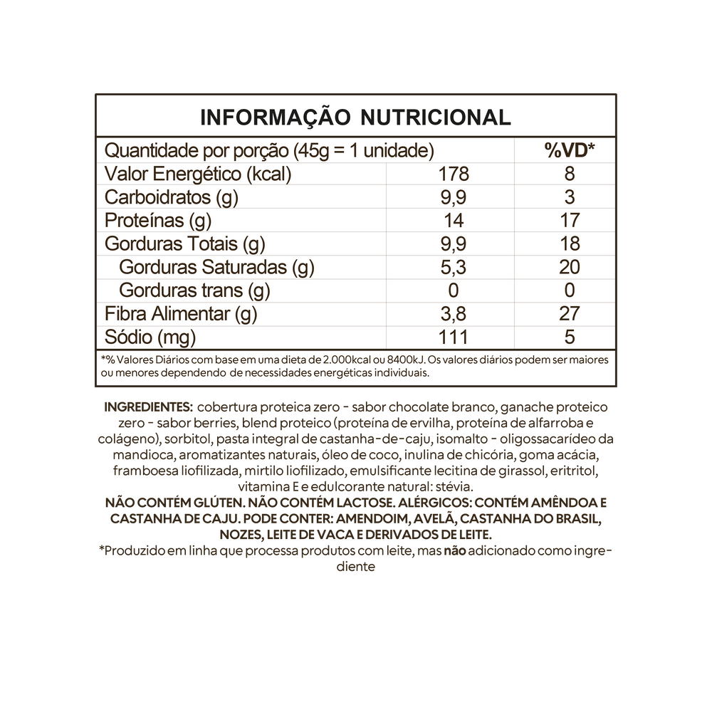 Selvs Collagen Bar Berries com Chocolate Branco4